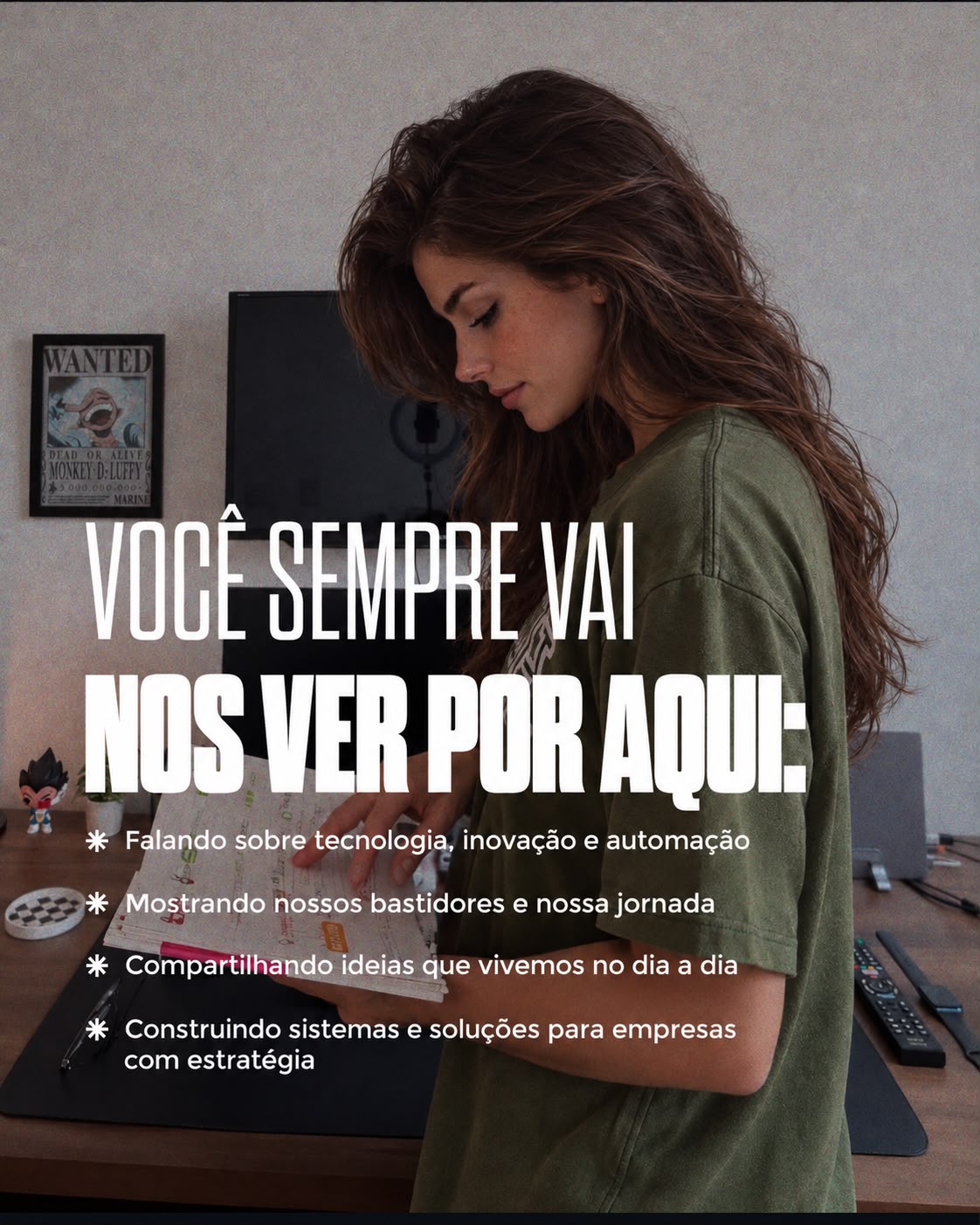 Postagem Você sempre vai nos ver por aqui